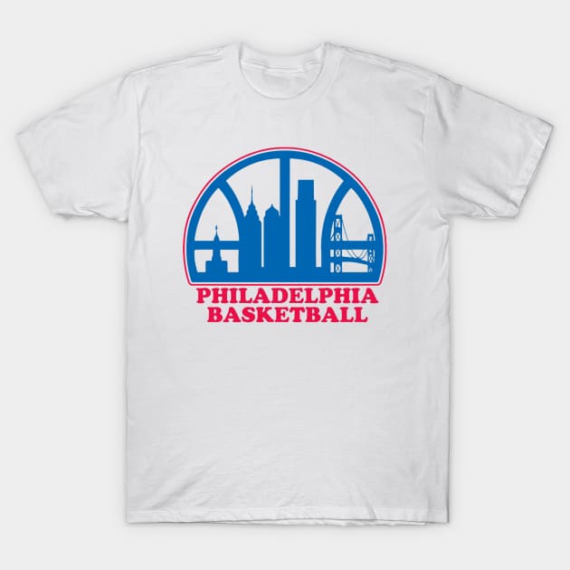 Philadelphia Basketball T-Shirt by Jamesdesign